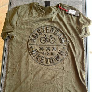 Amsterdam Biketown XXX Embossed T-shirt